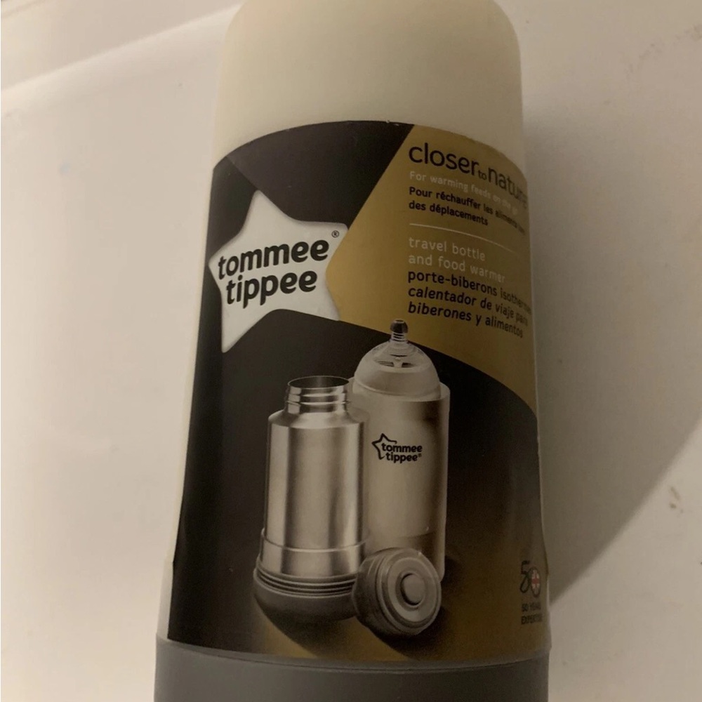 Tommee Tippee Travel‎ Baby Bottle and Food Warmer portable thermos Gray